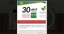 Desktop Screenshot of fehosul.org.br